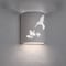 Luxury Lighting Mirage Flats 10 in Tall Ceramic Outdoor Wall Light, Paintable White Bisque Finish, 2PK (2) 101-62-W-ud-7-17 - alternate 1