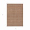 Homeroots 5' X 8' Orange And Taupe Striped Washable Indoor Outdoor Area Rug 610559 - alternate 8