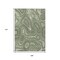 Homeroots 9' X 12' Artichoke Green And Ivory Geometric Washable Indoor Outdoor Area Rug 631363 - alternate 8