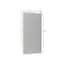 Leisuremod Basalt Tall Square Fiberstone & MgO Clay Planter, Weather-Resistant, Fully Assembled BP28W - alternate 8
