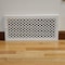 Sierra Grates 6 in. H X 14 in. W Powder Coat Steel, White Base Board Register BB-LAT-614-WHT - alternate 3