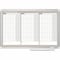 Mastervision Magnetic 3-Month Dry Erase Planner, Wall Mount, Sliding Tray, 24" x 36", Aluminum Frame GA03204830 - alternate 1