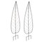 Pure Garden Trellis for Climbing Plants Outdoor Plant Support 2-Pack 55 in Metal Garden Trellis 50-LG1475 - alternate 6
