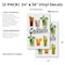Signmission Cocktails, Vinyl Decals Only 24 Inch x 36 Inch, Vinyl Decal, 2PK DSB-2436-2PACK-Cocktails - alternate 2