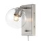 Jonathan Y Hugo 6" 1-Light Minimalist Modern Plug-In or Hardwired Adjustable Iron LED Wall Sconce w/Rotary Dimm JYL7567B - alternate 1