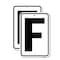 Signmission Sign with Letter F, 18'' X 24'' 2 Signs, Heavy Gauge Aluminum, 2PK A-1824-2PACK-22954 - alternate 1