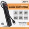 Digital Energy 6-Outlet Surge Protector Power Strip, 25 Ft.; Black DSS5-1013-BLK - alternate 6
