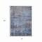 Homeroots 8' X 10' Gray And Blue Abstract Washable Indoor Outdoor Area Rug 616235 - alternate 8