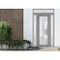 Vdomdoors Front Exterior Prehung FiberGlass Door Frosted Glass / Manux 8102 Grey Ash / 2 Sidelight and Transo MANUX8102EXD-SS-W14+36+14 x H80+14-RH - alternate 4