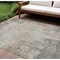Homeroots 10' X 14' Taupe And Ivory Abstract Washable Indoor Outdoor Area Rug 612375 - alternate 1