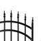 Nuvo Iron 33in Wx68in H Tiger Eye Gate Arched Rails, Self Close Hardware w/Double Side Handle 36in W Openings,  ITGA3368 - alternate 10