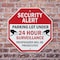 Signmission Security Alert Parking Lot Under 24, 6 Inch X 6 Inch, Plastic Sign OC-P-6-116 - alternate 6