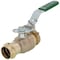 Viega 3/4 in ProPress x Hose Bronze Full Port Ball Valve w/ Lockable Metal Handle (Lead Free) 79876 - alternate 1