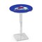 Holland Bar Stool Co 42" Chrome Colorado Avalanche Pub Table, 36" dia. Top L217C4236ColAva - alternate 1
