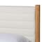Baxton Studio Eilert Modern Cream Boucle and Oak Brown Wood Queen Bed 257-14002-ZORO - alternate 8