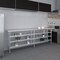 Amgood 18in D x 96in L Stainless Steel Table, Three Undershelves AMG WT-1896-3SH-Z - alternate 8