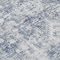 Homeroots 8' Navy Blue Round Oriental Washable Indoor Outdoor Area Rug 607610 - alternate 8