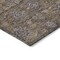 Homeroots 5' X 8' Chocolate And Gray Floral Washable Indoor Outdoor Area Rug 582261 - alternate 9