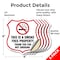 Signmission No Smoking Shield Sign This Is A Smoke F, 6 inch X 6 inch, Vinyl Decal, 5PK SHI-D-5PACK-6-402 - alternate 4