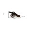 Homeroots 3" Brown and Black Metal Louis XIV Cannon Hand Painted Sculpture 402236 - alternate 8