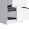 Homeroots 19" White Wood Two Drawer Nightstand 543652 - alternate 8