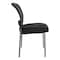 Office Star Products ProGrid Titanium & Black Visitors Chair, Straight Legs, Icon Black 86724R-231 - alternate 5