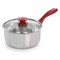 Gibson Home Crawson 7 Piece Stainless Steel Cookware Set in Chrome with Red Handles 127768.07 - alternate 8