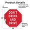 Signmission Don't Drink and Drive, 18 Inch X 18 Inch, Vinyl Decal OC-D-18-79 - alternate 4