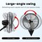 Edendirect 20 in 3-Speed Wall Mount Fan in Black, with 90 Deg Auto Oscillation, 30 Deg Vertical Tilt ZRDFC-K20-Black - alternate 7