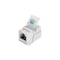 Monoprice Datacom Jack, RJ11/RJ12, Tooless, White 7288 - alternate 6