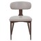 Leisuremod Dilenny Faux Leather Dining Chair - Modern Padded Side Chair with Steel Legs DC49LGR - alternate 6