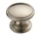 Amerock Ravino 1-1/4 in 32 mm Diameter Satin Nickel Cabinet Knob BP53012G10 - alternate 1