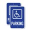 Signmission Parking Handicapped Symbol, 12'' X 18'' 2 Signs, Heavy Gauge Aluminum, 2PK A-1218-2PACK-23477 - alternate 1