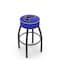 Holland Bar Stool Co 30" 4" St Louis Blues Cushion Seat, Blk Wrinkle Base Swivel Bar Stool L8B130STLBlu - alternate 1