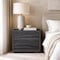 Manhattan Comfort Navis 26 in Nightstand in Charcoal Gray (2-Drawer) NS1771-3 - alternate 5