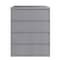 Hirsh 42 in W 4 Drawer Lateral File Cabinet, Arctic Silver, A4/Legal/Letter 23750 - alternate 4