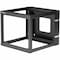 Startech.Com 8U 22in Depth Hinged Open Frame Wall Mount Server Rack RK819WALLOH - alternate 1