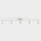 Vidalite Shura White 5-Light Track Light with Rotatable Heads, Integrated LED Bulbs, 3000k, 2450 Lumens CE1007794 - alternate 1