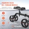 Vevor Knee Scooter Carbon Steel Folding Knee Walker Recovery Scooter 300LB Loads HFK-9270 - alternate 7