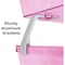 Acrimet Facility 2 Tier Letter Tray Front Load Letter Size Desktop File Organizer Plastic Clear Pink 263.8 - alternate 7