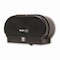 Morcon Morsoft Small Core Tissue Dispenser, 11.86 x 5.48 x 7.32, Black Translucent MOR M1005-8 - alternate 1