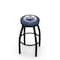 Holland Bar Stool Co 30" Blk Wrinkle Edmonton Oilers Swivel Bar Stool, Accent Ring L8B2B30EdmOil - alternate 1