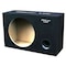 Deejay Led Single Heavy Duty Empty Ported Car Speaker Box for One 15-in Woofer 1X15ROUNDVENTED - alternate 1