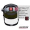 Jackson Safety Face Shield, Clear Visor, Polycarbonate, Ratchet Suspension, Anti-Fog Lens 14230 - alternate 5