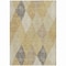 Homeroots 5' X 8' Wheat Taupe And Ivory Argyle Washable Indoor Outdoor Area Rug 613742 - alternate 8