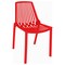 Leisuremod Acken Plastic Dining Side Chair, Red ACK18R - alternate 1