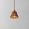 Jonathan Y Hattie 8.8 in. 1-Light Coastal Bohemian Metal and Woven Rattan LED Pendant Light, Gold Painting/Brown JYL5711A - alternate 11