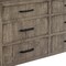 Homeroots 62" Brown Solid Wood Six Drawer Double Dresser 524555 - alternate 5