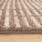 World Rug Gallery Bohemian Stripe Lines Shag Area Rug 2 ft x 3 ft Beige WR128BEIGE2X3 - alternate 10