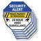 Signmission Security Alert Private Property No, 4 inch X 4 inch, Vinyl Decal, 5PK OC-D-5PACK-4-187 - alternate 1